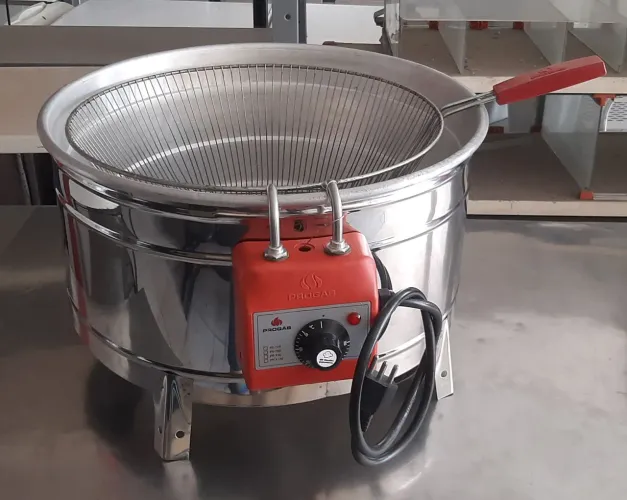 Fritadeira/Tacho elétrico inox 20L Progás