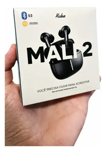 Fone Kuba Mali 2 lacrado na caixa