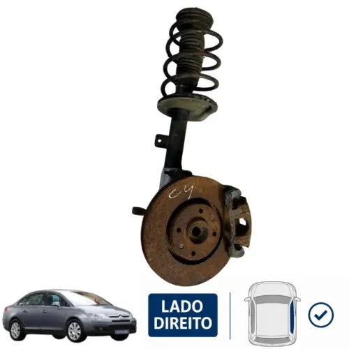 Torre Suspensão Telescópio direito Citroen C4 Pallas 2007 a 2013