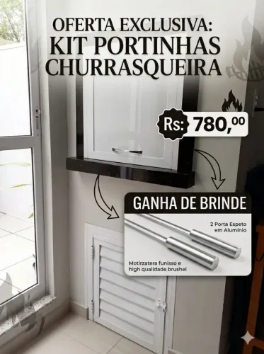 Kit Portinhas Churrasqueira 