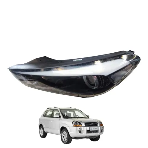 Farol dianteiro esq new tucson 1.8 16v tgdi 2017 a 2024
