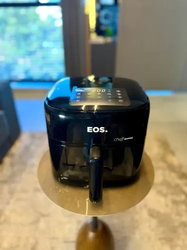 Air Fryer EOS 6,2L Digital Nova Lacrada Fritadeira Sem Óleo 1500W 10 Funções 
