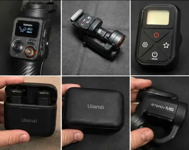 Hohem iSteady M6 + Microfone Ulanzi ? Kit Completo Usado