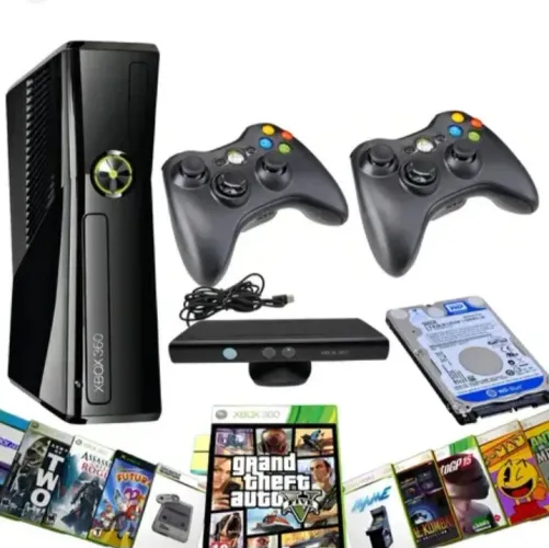 Xbox 360 com jogo