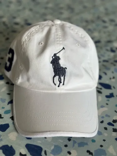 Boné polo Ralph Lauren modelo antigo aba grossa muito novo 