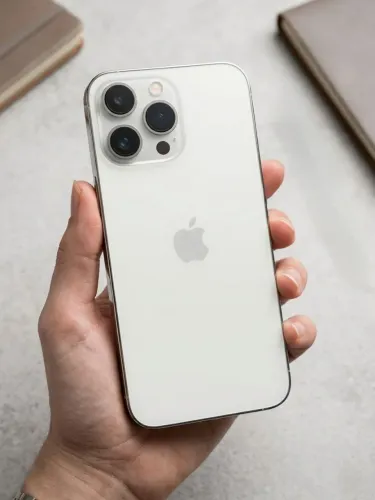 iPhone 13 Pro Max 128gb Prateado Impecável
