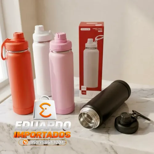 Garrafa Térmica de Aço Inoxidável, 800ml