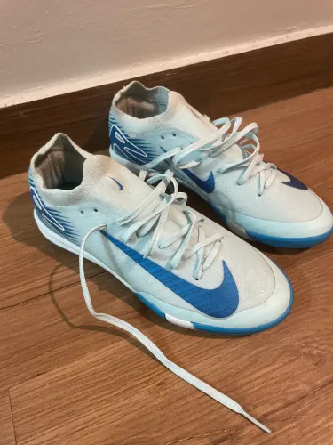 Chuteira Futsal Nike Air Zoom Mercurial Vapor 16 Pro Mad Ambition Azul