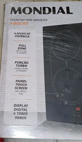 Cooktop indução Mondial 4 bocas