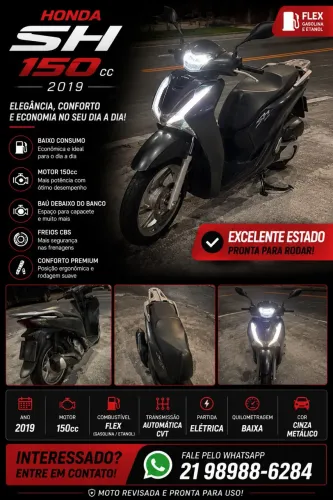Moto sh 150c Honda