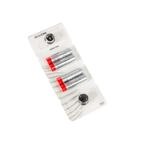 Conjunto de serviços - pilhas - bomba Spirit Accuchek