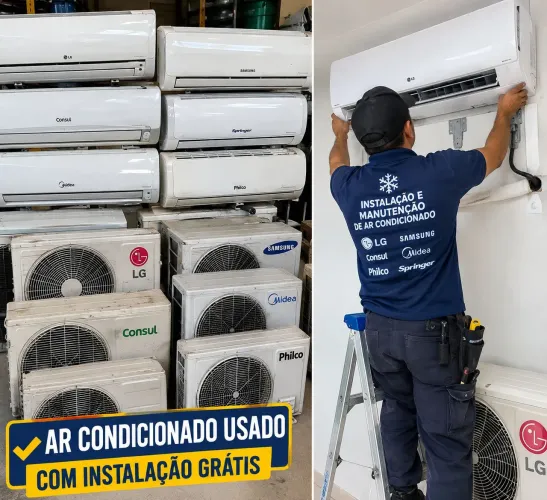 Ar condicionado limpeza