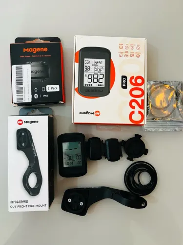 Kit Magene C206 Pro GPS + Sensores + Suporte