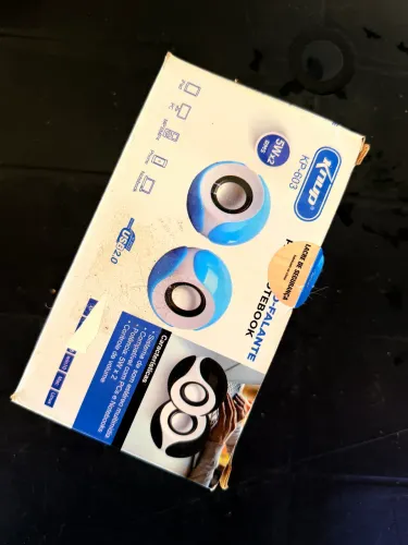 Mini caixa de som USB ideal para pc e notebook 