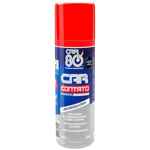 Kit 3x Limpa Contato Elétrico Spray 300ml Car80