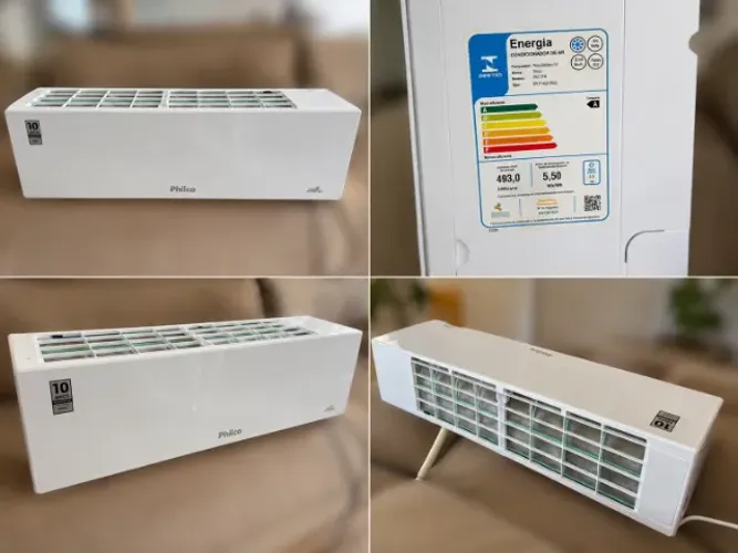 AR CONDICIONADO PHILCO 12.000 BTUs INVERTER PAC12FB - NOVO/SEM USO