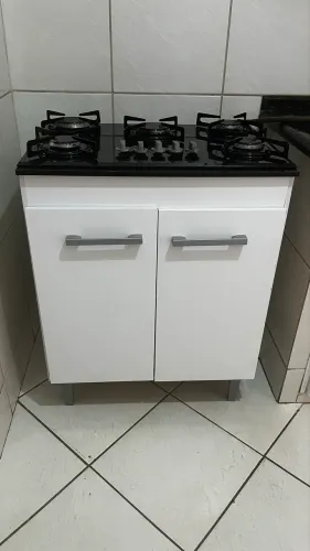 Fogão cooktop + armário