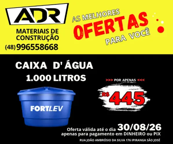 Caixa D' Agua Fortlev 1000 Litros