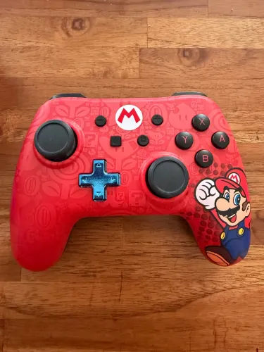 controle nintendo switch super mario powera