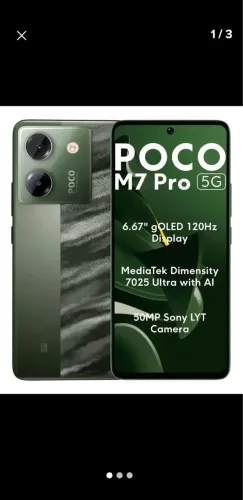 Xiaomi Poco M7 Pro 5g 256gb/12 ram - Verde musgo - Versão Global NF