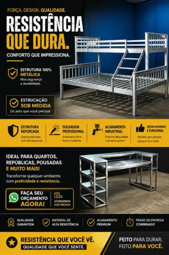Fabricação de estrutura metálica.