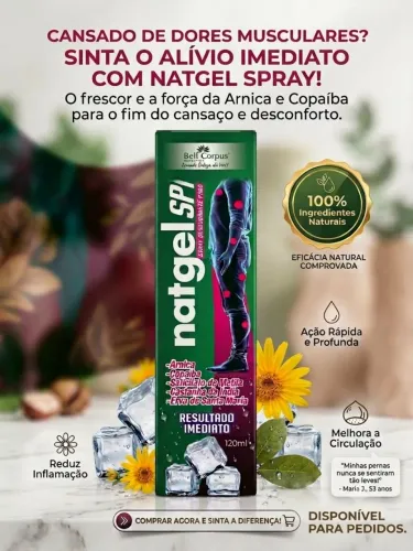 Spray de massagem Natgel