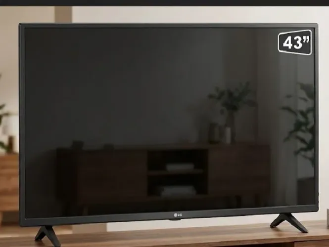 Tv LG 43 polegadas com tela trincada 