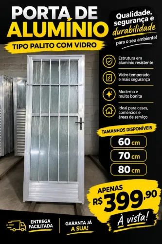 Porta de alumínio