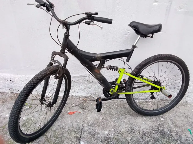 Bike dubla suspensão aro 26