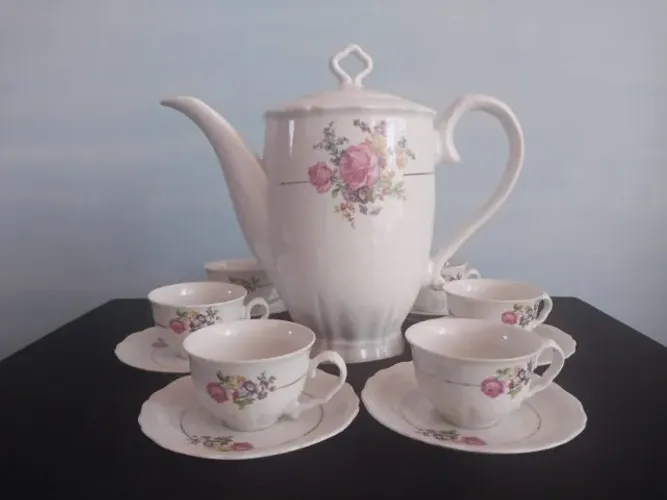 Jogo de café Porcelana Steatita (Antiguidade)