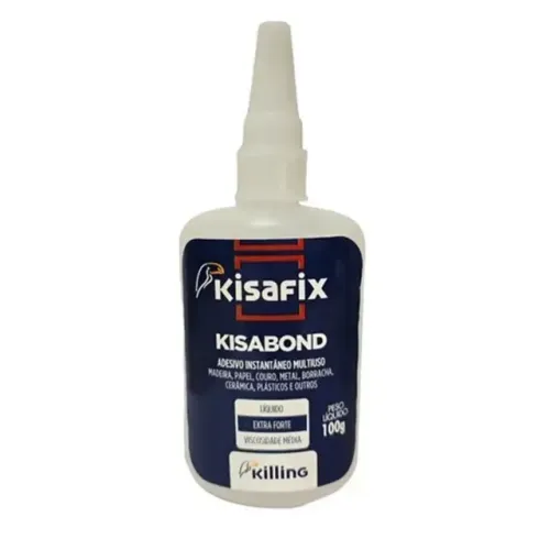 Cola Líquida Kisafix Kisabond 1793 100g Instantâneo Extra-forte