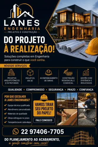 PROJETOS E CONSTRUÇÃO COM QUALIDADE E CONFIANÇA