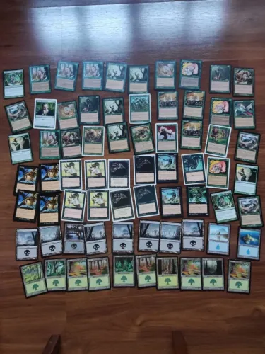 Lote 224 cartas de Magic - folhas de fichário de brinde