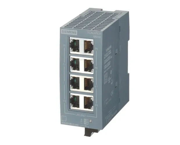 Switch Siemens SCALANCE XB008 6GK5008-0BA10-1AB2.
