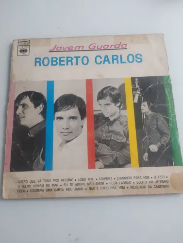 Disco de vinil Roberto Carlos Jovem Guarda