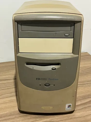 Gabinete raro hp pavilion pc retrô