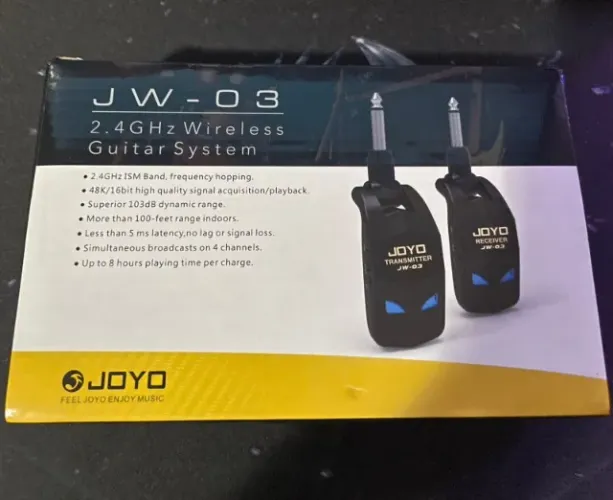 Transmissor Sem Fio Guitarra/Violão/Baixo JOYO JW-03