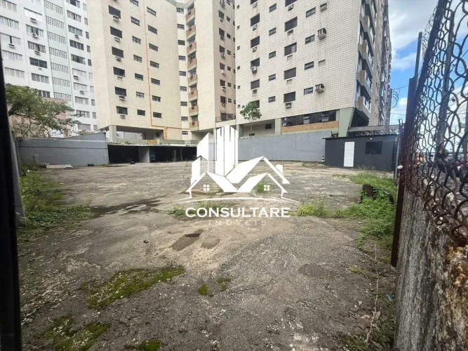 TERRENO PARA LOCAÇÃO - NA QUADRA DA PRAIA - BAIRRO: EMBARÉ - SANTOS - SP