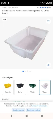Bandeja de plástico 