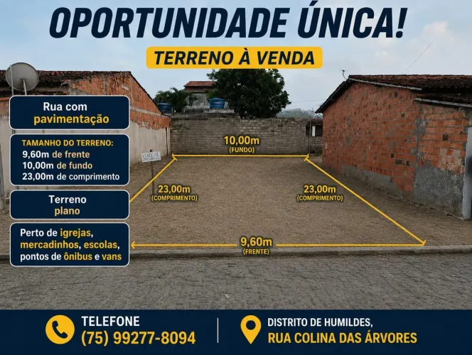 VENDE-SE UM TERRENO