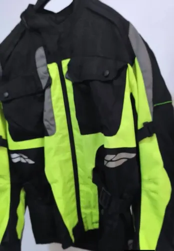 Jaqueta Moto Race Tech Touring Cordura com forro térmico e proteções 54