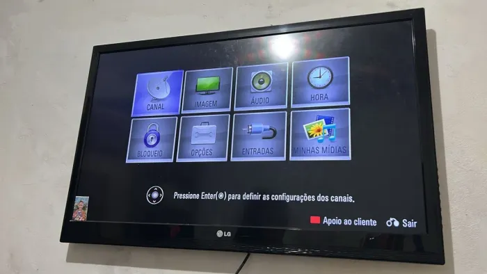 Tv 42 LG e geladeira