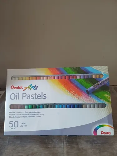 Giz Pastel Oleoso Pentel arte 50 cores, Código PHN-50U