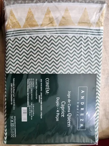 Jogo de cama de casal novo