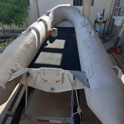 Bote inflável fundo ALUMÍNIO