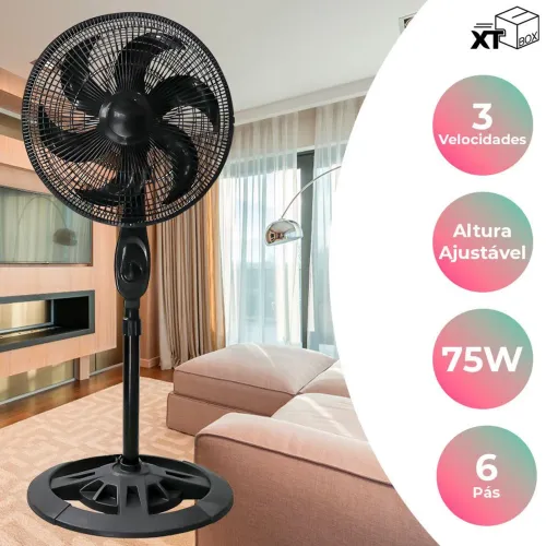 Ventilador De Coluna De Chão Turbo 