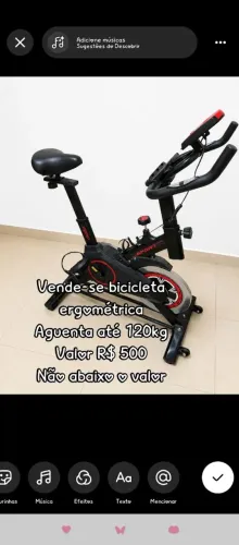Bicicleta ergométrica 