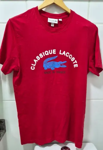 Camiseta lacoste vermelha classique M