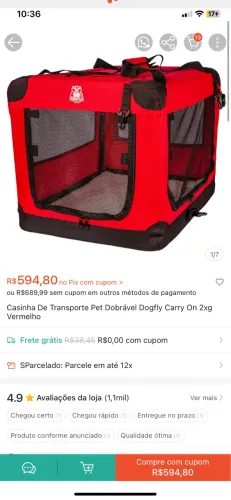 Caixa de transporte PET