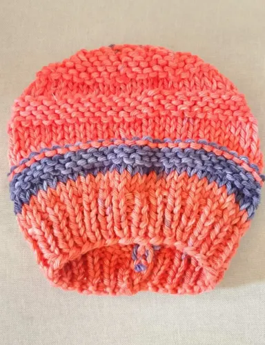 Gorro Touca de Frio para Adultos - Vermelho e Azul